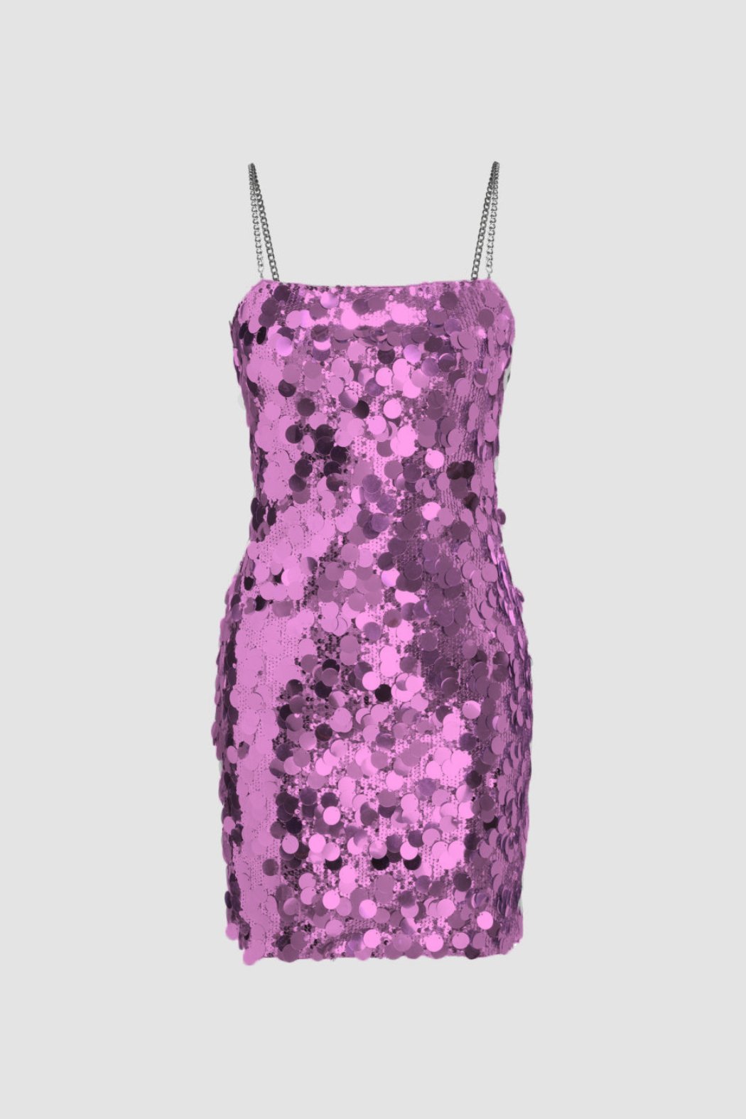 Erica Minikleid mit Pailletten und Metallkette
