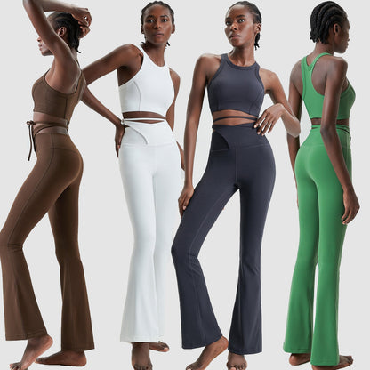 Traje de yoga personalizado de moda para mujer