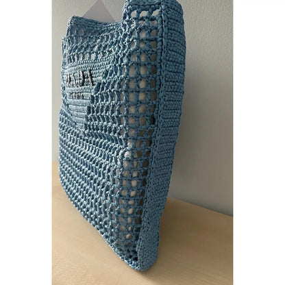 PRD Basttasche mit gewebtem Logo in Blau