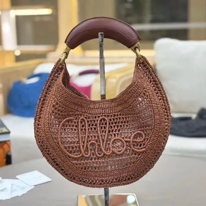 CLÉ 서머 라피아 바나나 백