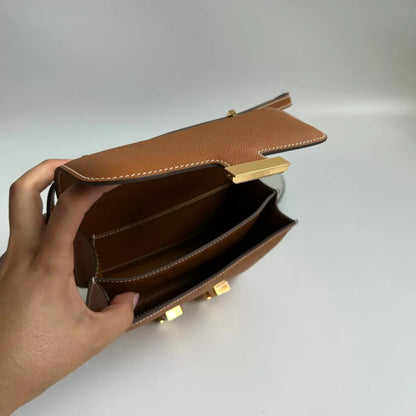 HMÈ Constance 18 Handtasche aus Epsom-Kalbsleder