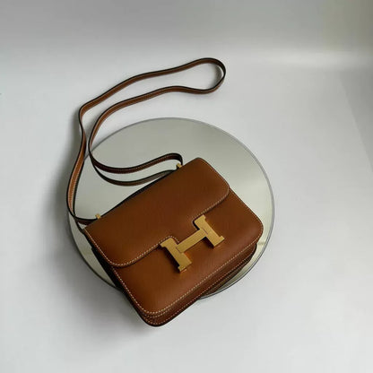 HMÈ Constance 18 Handtasche aus Epsom-Kalbsleder