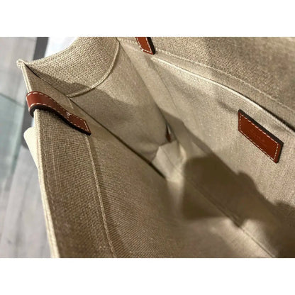 CLÉ Woody Tote Bag Made Of Linen
