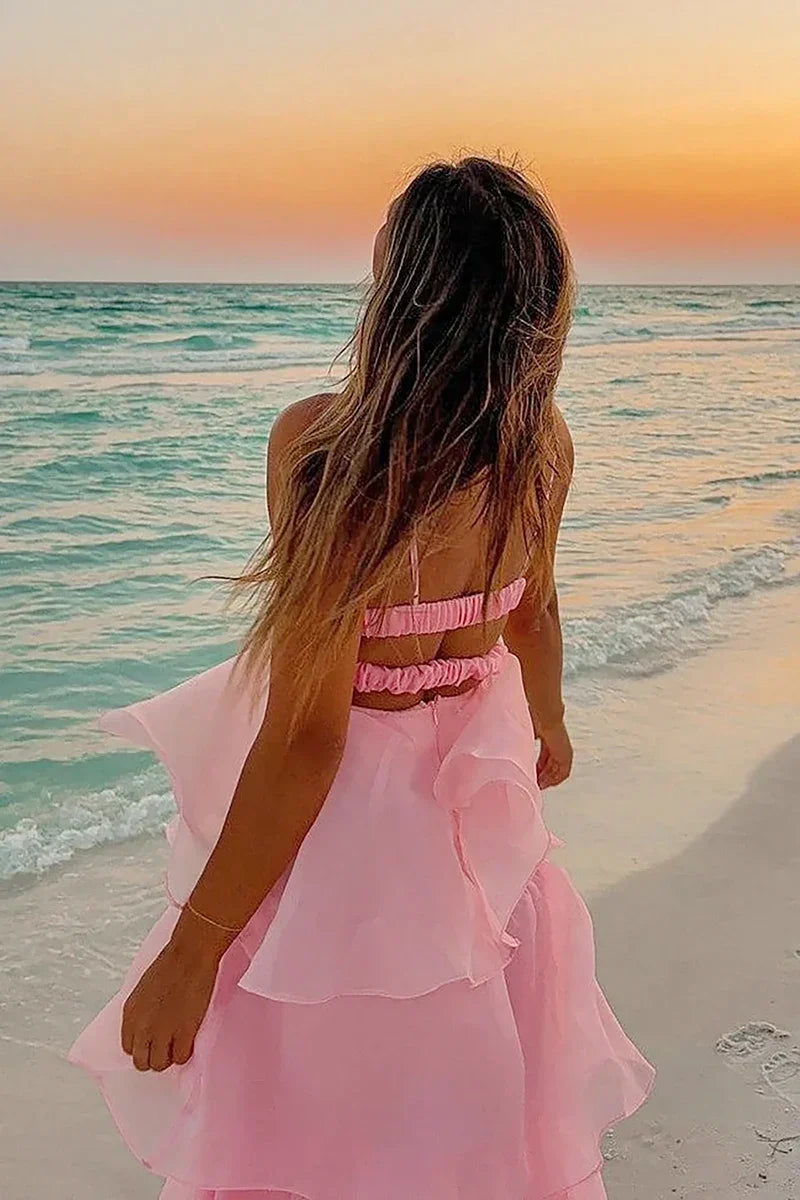 Shayla Maxikleid - Rosa