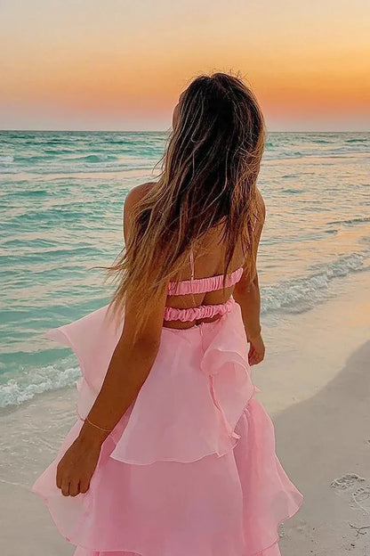 Shayla Maxikleid - Rosa