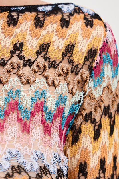 Long Knit Beach Cover-Up Backless Maxi Dress