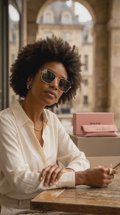 Square Metal Sunglasses