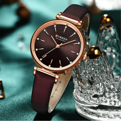 Leather Quartz Watch